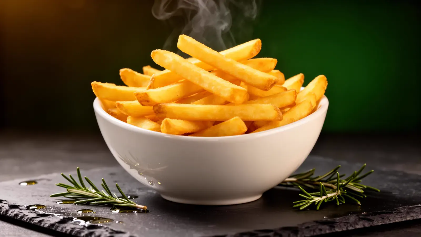 Premium golden crispy 10mm blast frozen french fries with rosemary